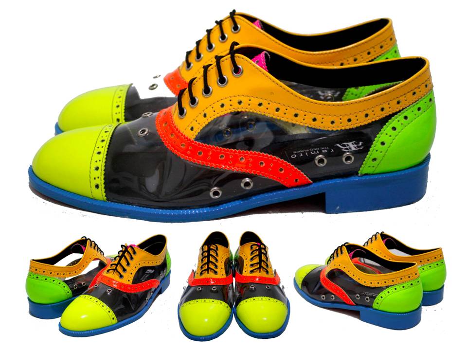 mustard color platform shoes